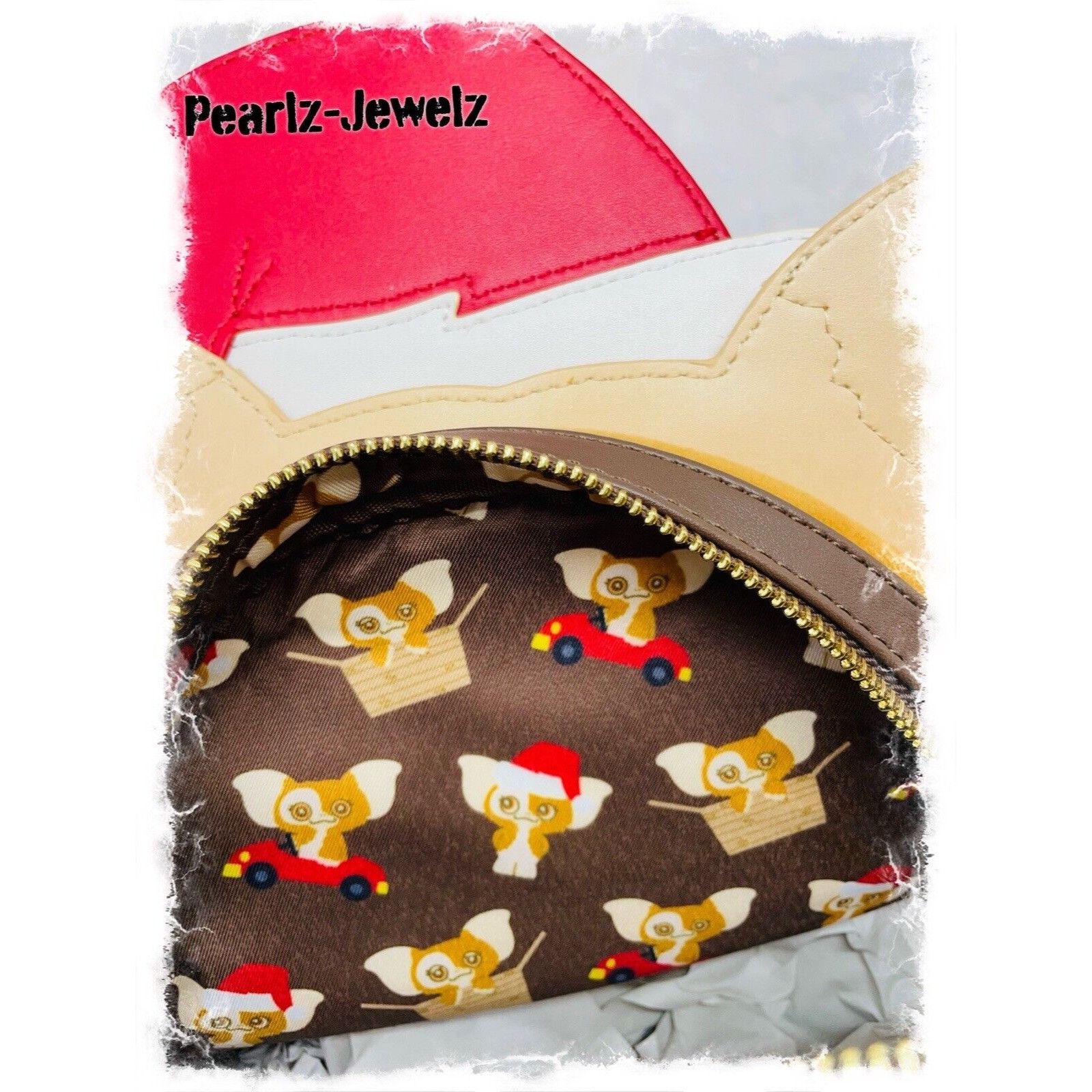 Disney Loungefly Gremlins Gizmo Santa Christmas Cosplay Figural Min Size ONE SIZE - 7 Thumbnail