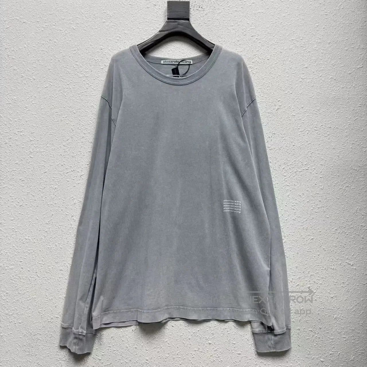 Alexander Wang alexander wang logo long sleeve in blue gray. Size US XL / EU 56 / 4 - 1 Thumbnail