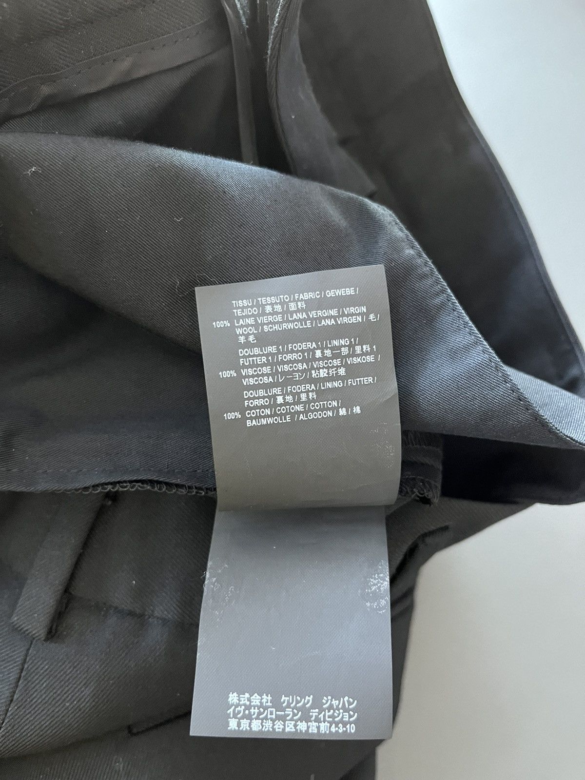 Hedi Slimane × Saint Laurent Paris × Yves Saint Laurent Super Rare Saint Laurent Hedi Slimane Tux Pant Brand New Size US 26 / EU 42 - 16 Thumbnail