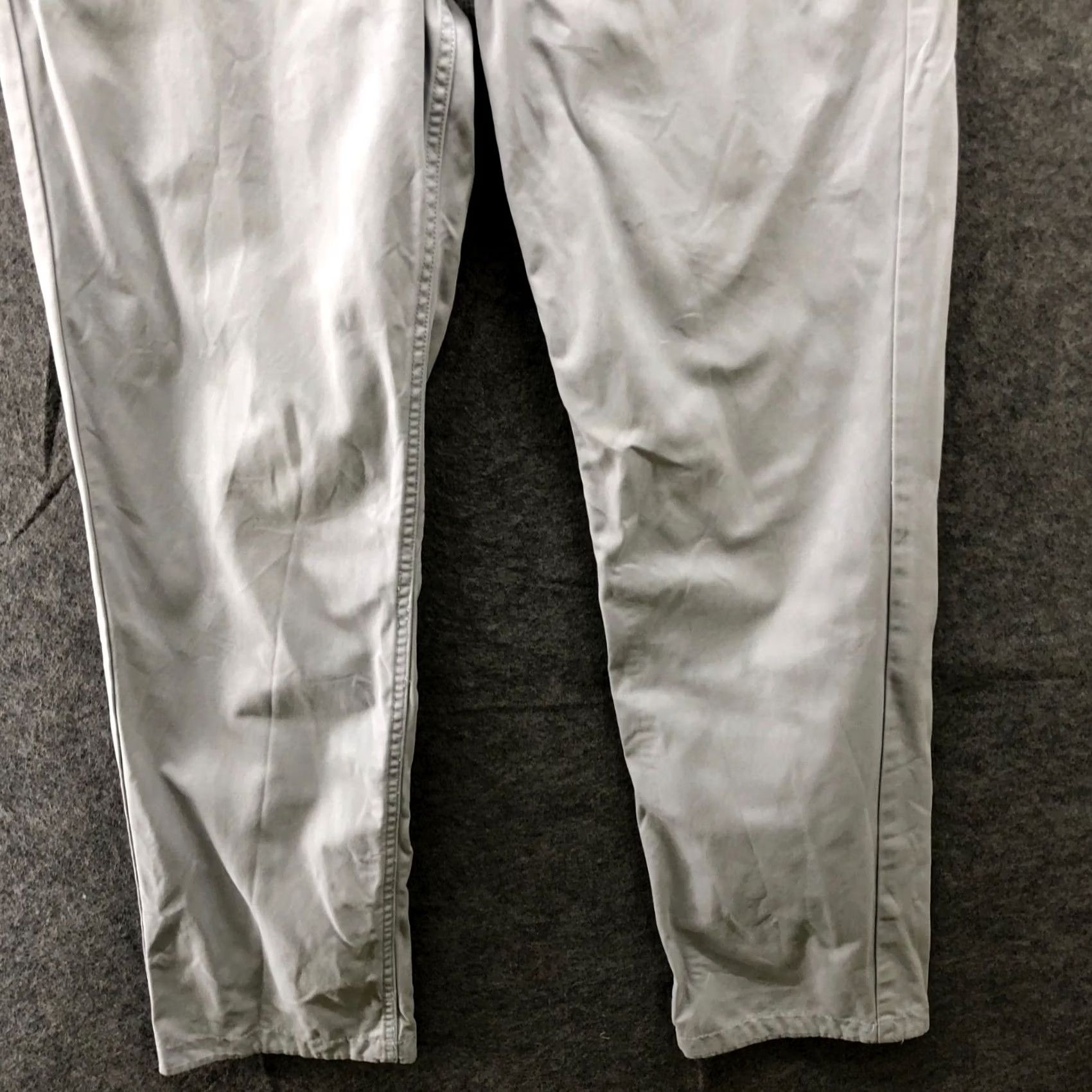 Bonobos Bonobos Slim Straight Chino Pant Mens 29x29 Light Gray Flat Front Slimming Cotton Pants Casual Ready to Ship Mens Size US 29 - 4 Thumbnail