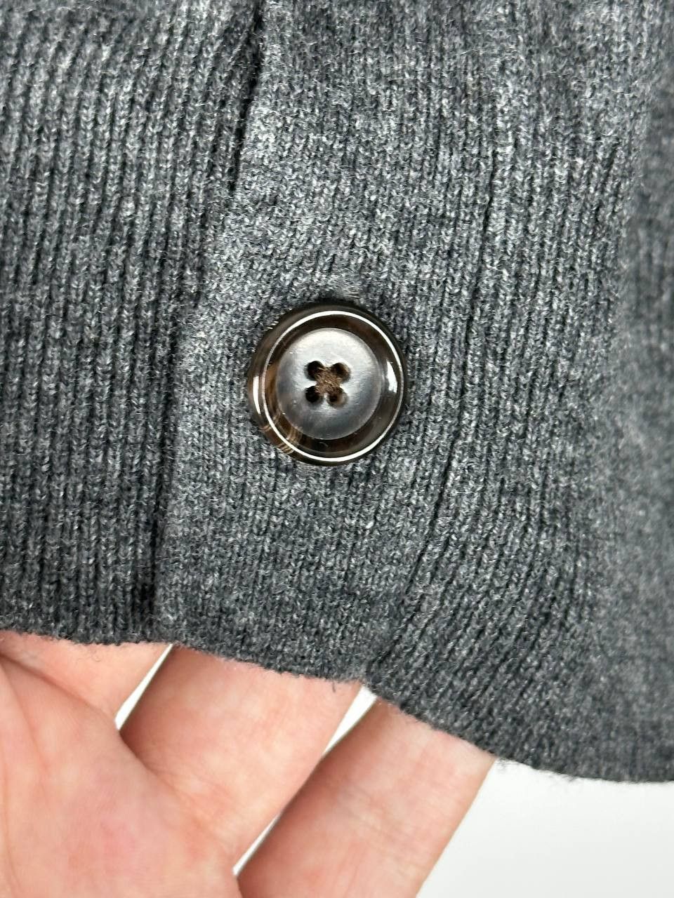 Polo Ralph Lauren Polo RALPH LAUREN Grey Merino Wool Luxury Cardigan Size US S / EU 44-46 / 1 - 9 Thumbnail