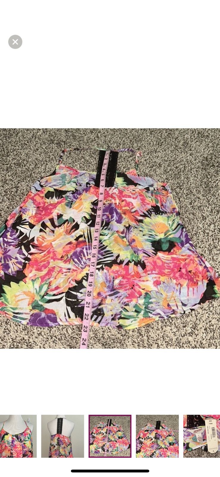 Arizona Jean Co. Arizona Jean co small floral tank top Size S / US 4 / IT 40 - 2 Thumbnail