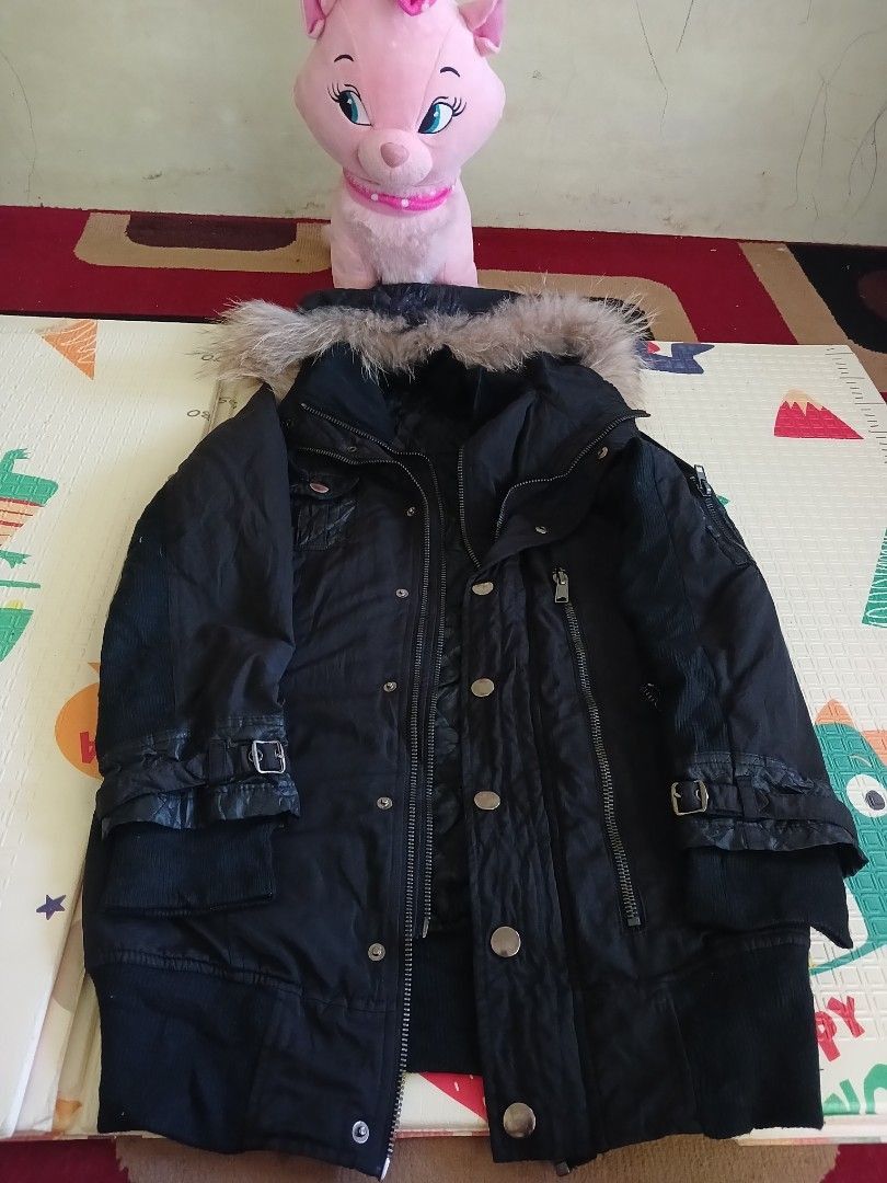 Le Grande Bleu (L.G.B.) Japanese fur double zip jacket Size US M / EU 48-50 / 2 - 3 Thumbnail