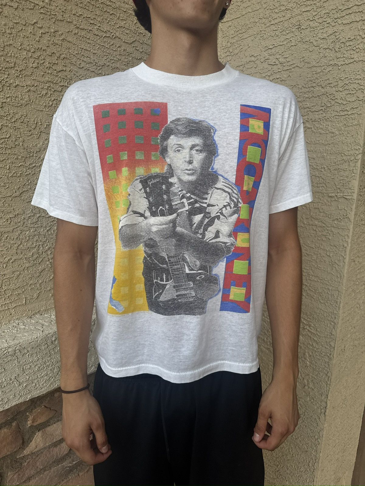 1989 FADED Vintage Paul McCartney World Tour Tee