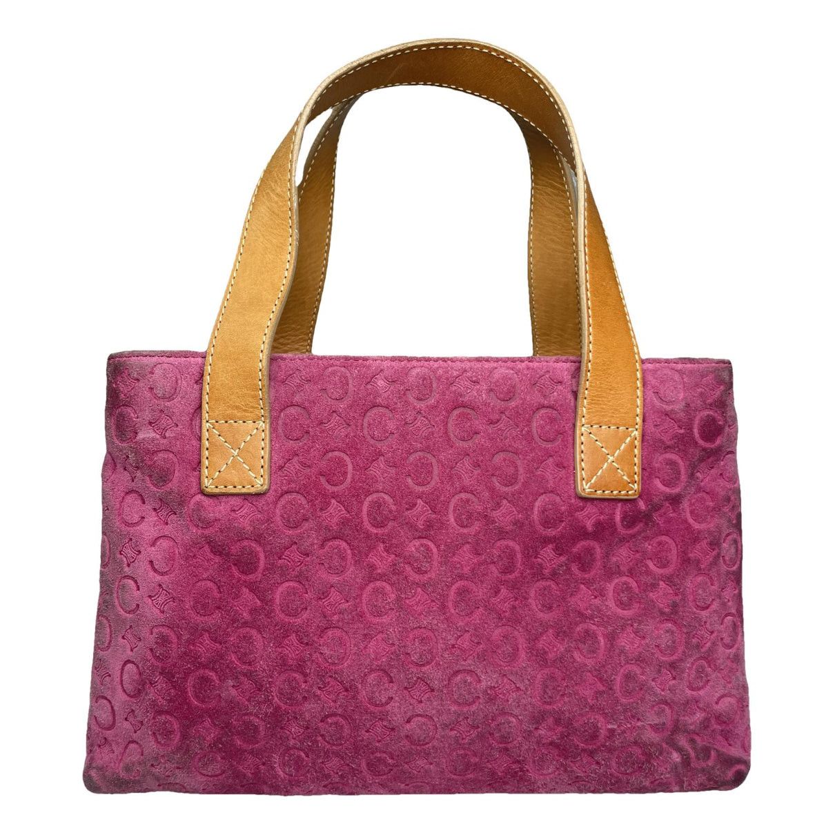 Celine Pink Suede Handbag Size ONE SIZE - 1 Thumbnail