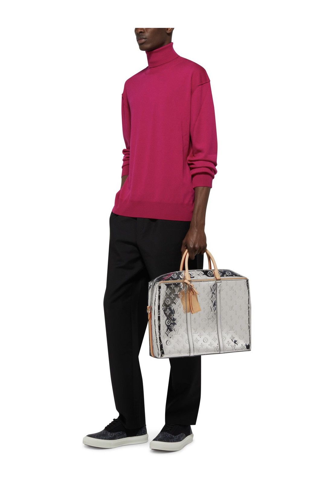 Louis Vuitton Louis Vuitton Amen Break pink wool turtleneck sweater M Size US M / EU 48-50 / 2 - 2 Thumbnail