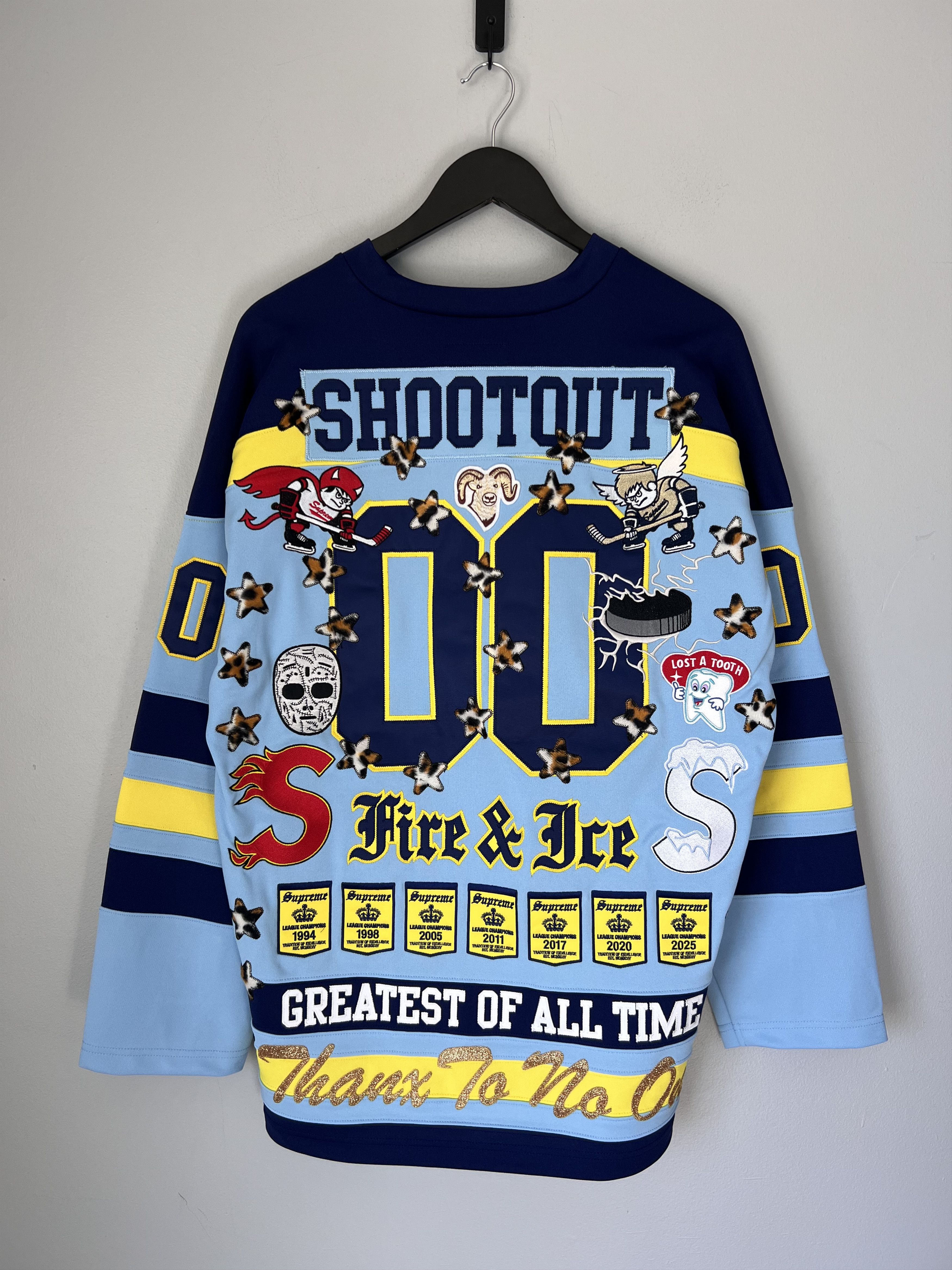 Supreme Supreme Fire & Ice Hockey Jersey | Grailed