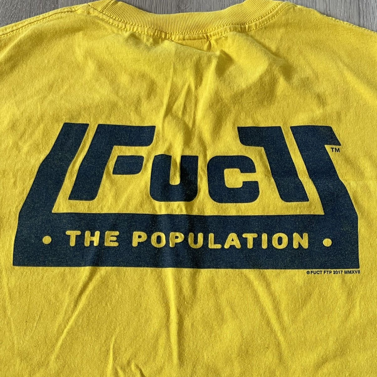 FUCT × Fuck The Population FTP x FUCT Yellow 2017 long sleeve T shirt sz XL Size US XL / EU 56 / 4 - 7 Thumbnail