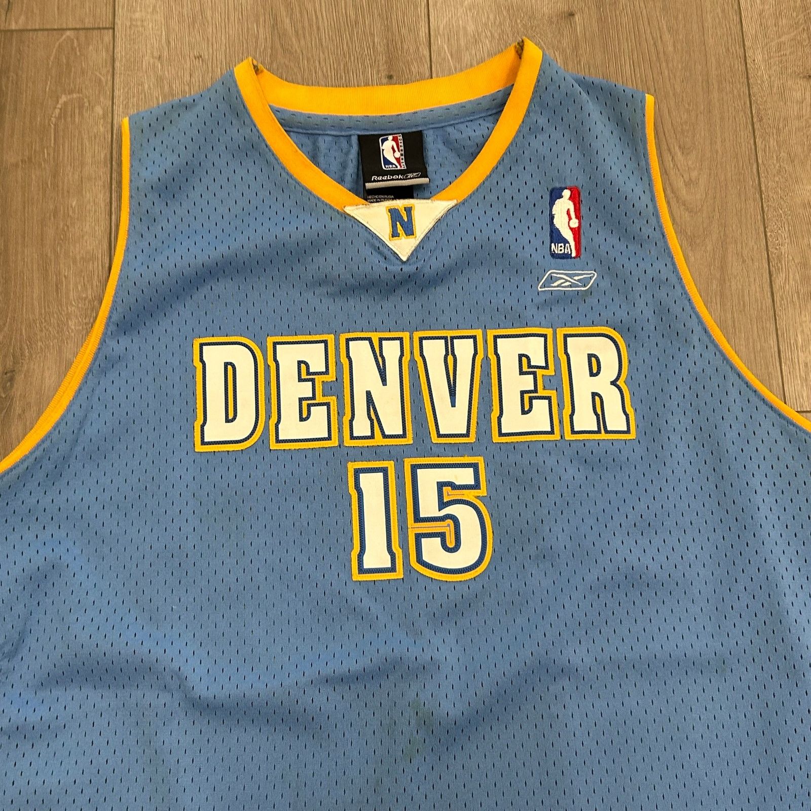 Reebok × Vintage vintage Reebok Carmelo Anthony Denver Nuggets Jersey Size US XL / EU 56 / 4 - 2 Thumbnail