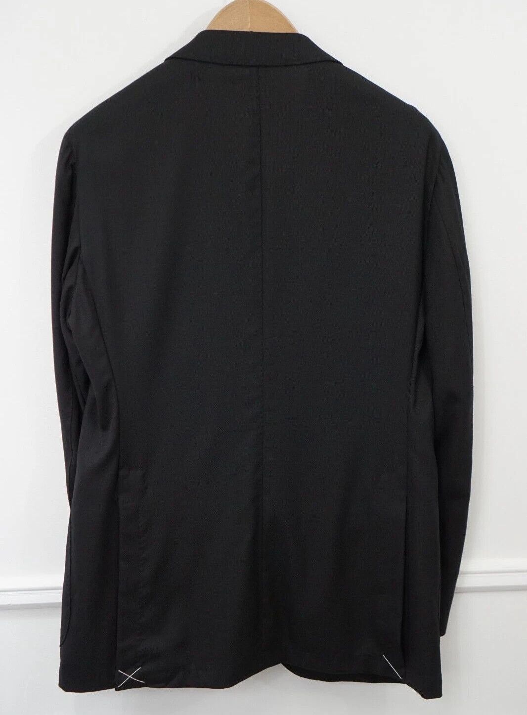 Suitsupply Men Suitsupply Blazer Havana Patch Unlined Black Reda US38L Size 38L - 2 Thumbnail