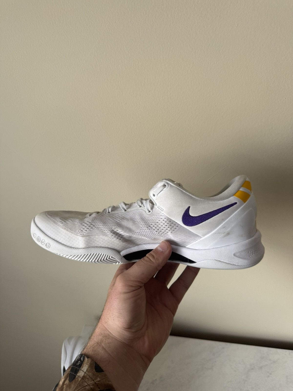 Nike Nike Kobe 8 Lakers Home Size 12 Size US 12 / EU 45 - 6 Thumbnail