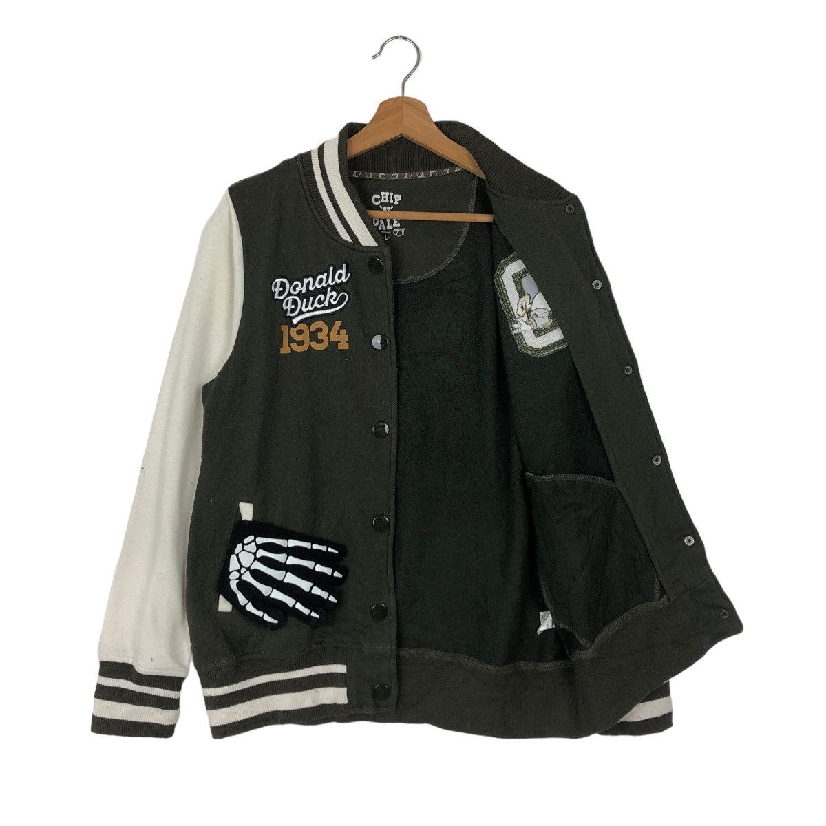 Cartoon Network VINTAGE VARSITY JACKET CHIP N DALE CARTOON NETWORK Size US L / EU 52-54 / 3 - 8 Thumbnail