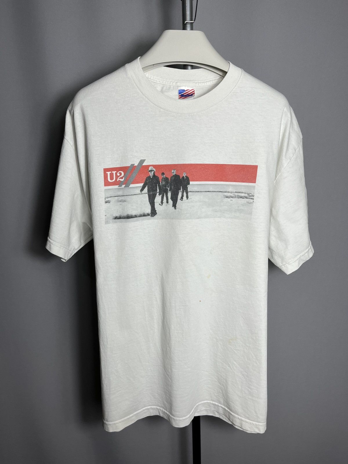 Japanese Brand Vintage U2 VERTIGO 2005 Murina Concert tour t-shirt White Size US XL / EU 56 / 4 - 1 Thumbnail