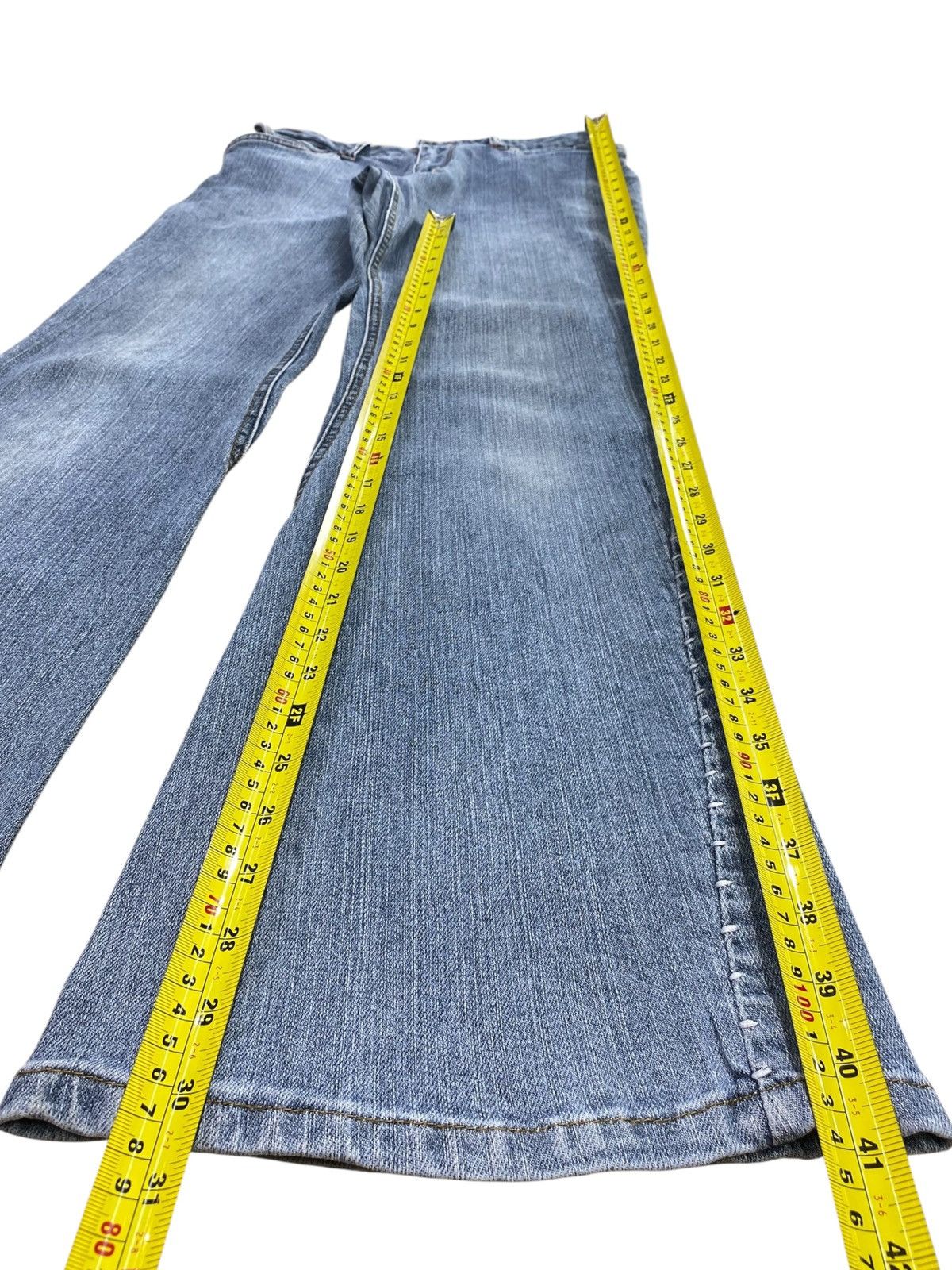 Japanese Brand Japanese Brand Faded Wash Style Flare Jeans Size US 27 - 10 Thumbnail