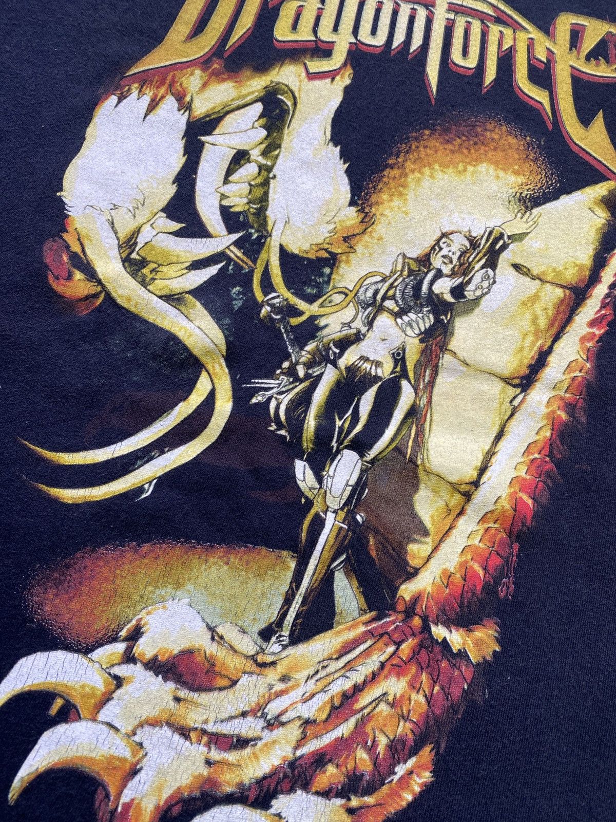 Band Tees Vintage Y2K Dragon Force Metal Band T Shirt Size US M / EU 48-50 / 2 - 3 Thumbnail