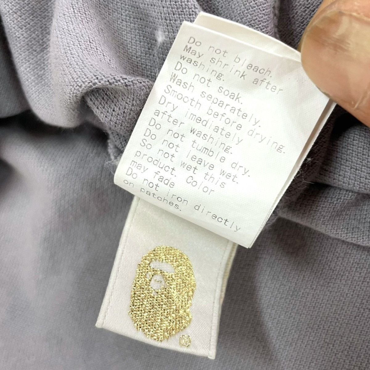 Bape A Bathing Ape Two Tones Polo Shirt Size US M / EU 48-50 / 2 - 13 Thumbnail