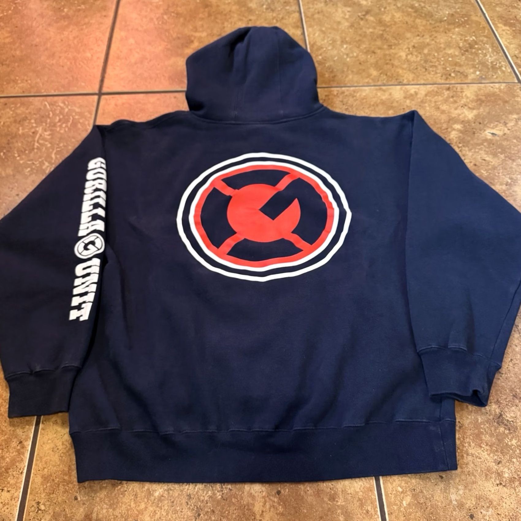 Vintage VINTAGE G-Unit Hoodie Mens XL Blue 50 Cent G Unit 90s Hip Hop Rap Full Zip Hooded Embroidery Regular Size XLI Size US XL / EU 56 / 4 - 2 Thumbnail