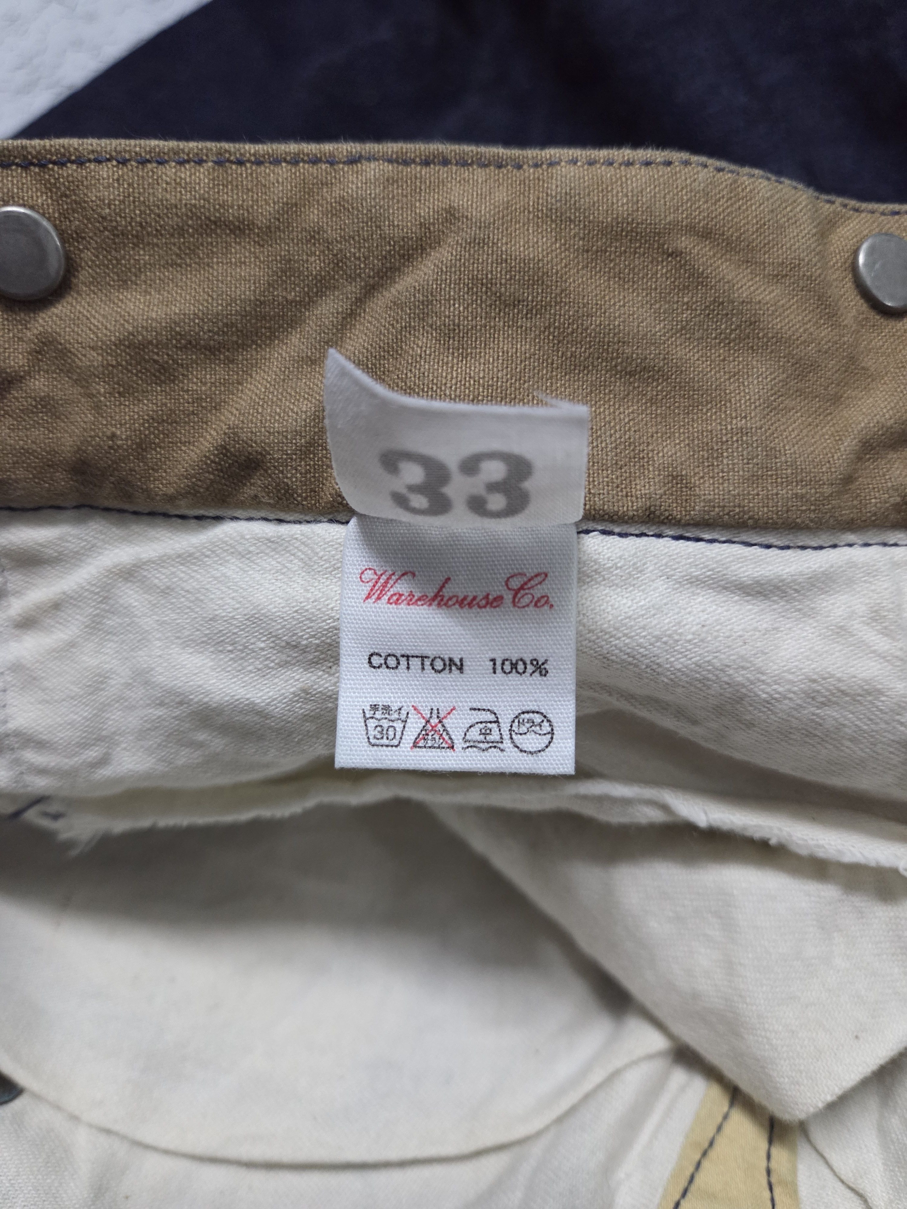 Warehouse & Co. Vintage Deadstock Warehouse Co Buckle Back Selvedge Size US 34 / EU 50 - 7 Thumbnail
