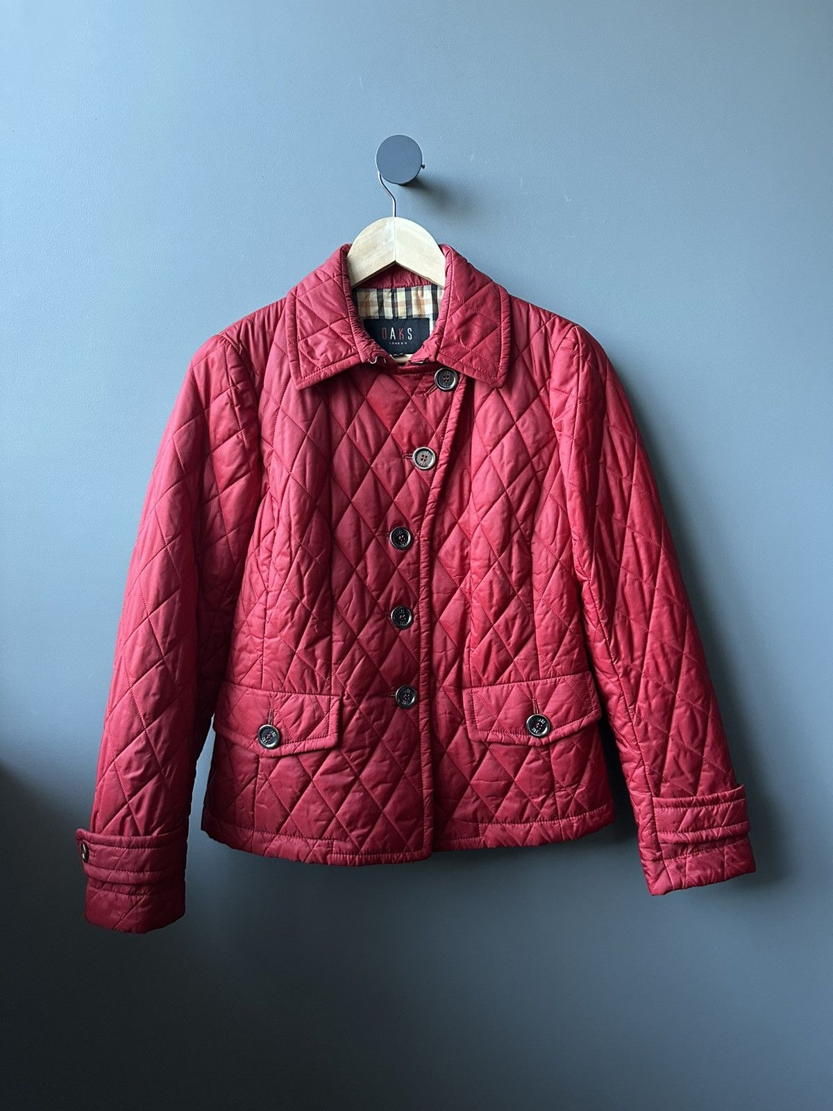 DAKS Daks London Quilted Trench Jacket Size 40 IT Size S / US 4 / IT 40 - 1 Thumbnail