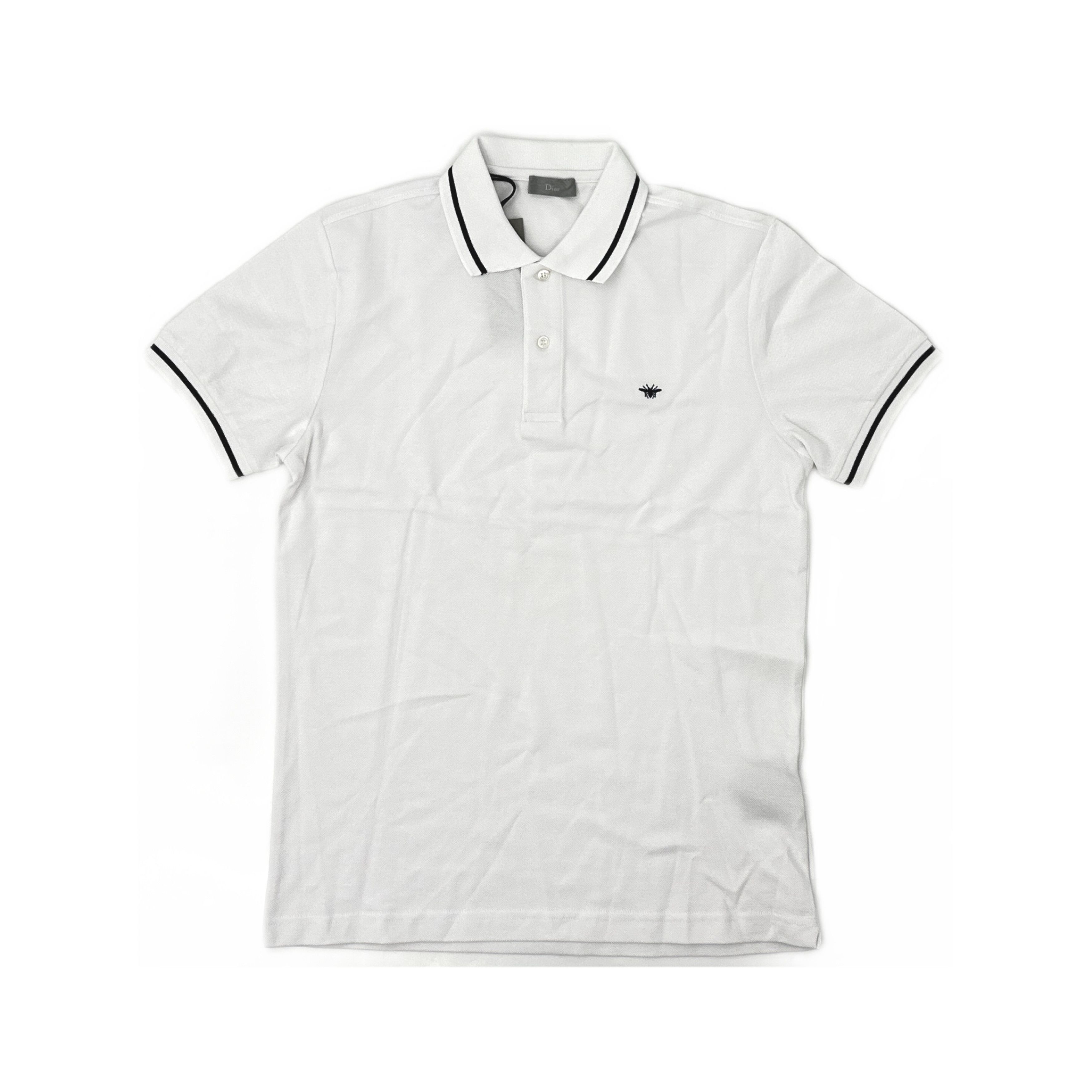 Dior Bee Logo Polo Shirt Size M