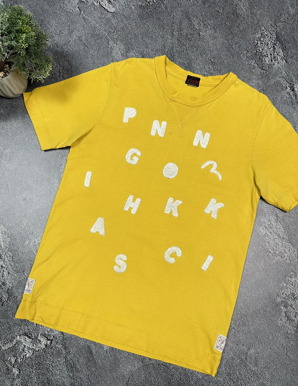 Evisu × Japanese Brand × Vintage EVISU vintage T shirt logo yellow Tee Size US L / EU 52-54 / 3 - 3 Thumbnail