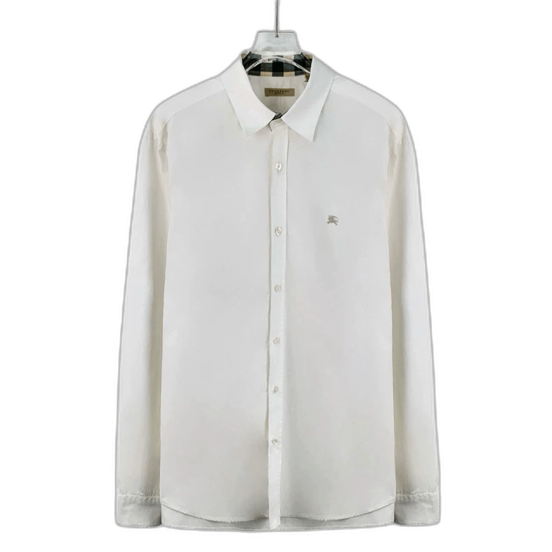 Burberry Burberry White Cotton Long Sleeve Button-Up Shirt | Grailed