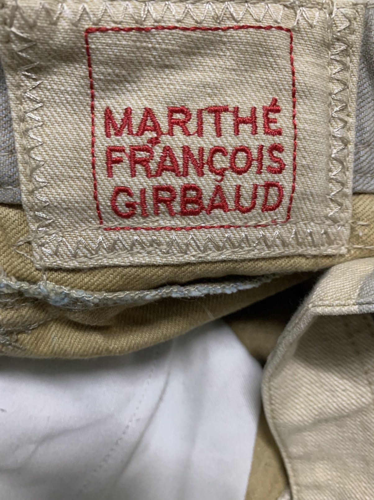 Marithe + Francois Girbaud MARITHE FRANCOIS GIRBAUD COLOUR BLOCK DENIM JEANS Size US 31 - 14 Thumbnail