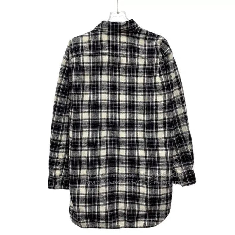 Balenciaga Balenciaga Black plaid cotton notch collar long sleeve shi Size XS / US 0-2 / IT 36-38 - 2 Thumbnail