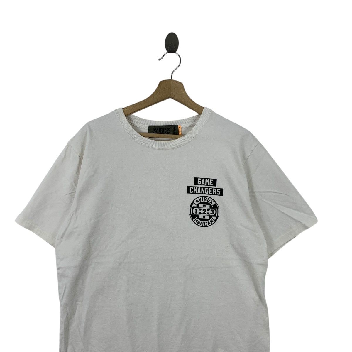 Vintage AVIREX HANGAR GAME CHANGERS Top Gun Tee Shirt Man Size US L / EU 52-54 / 3 - 2 Thumbnail