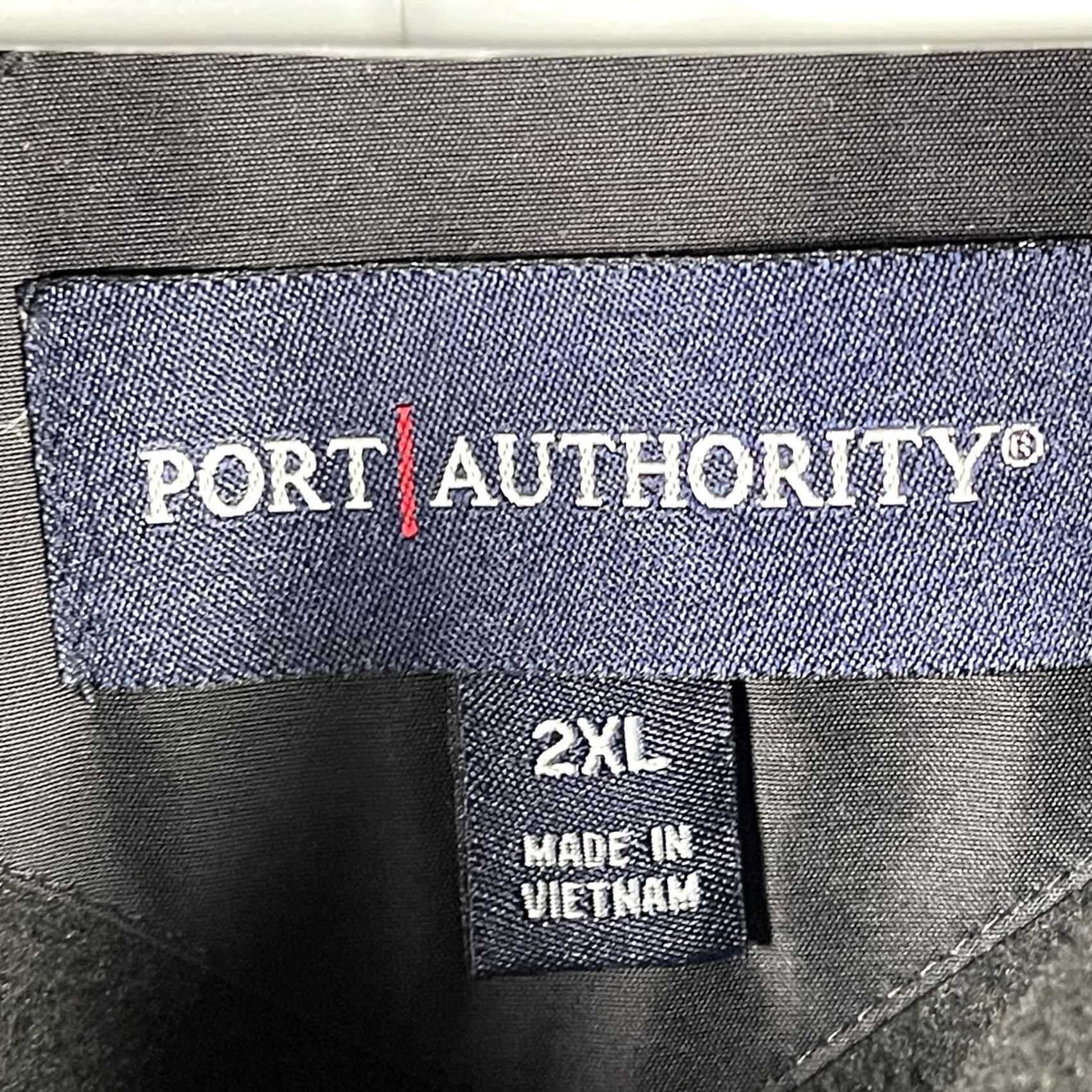 Port Authority Port Authority Jacket Mens 2XL Black Windbreaker Lined Pockets Full Zip Elastic Cuffs Logo Zipper Outdoor Workwear Size US XXL / EU 58 / 5 - 6 Thumbnail