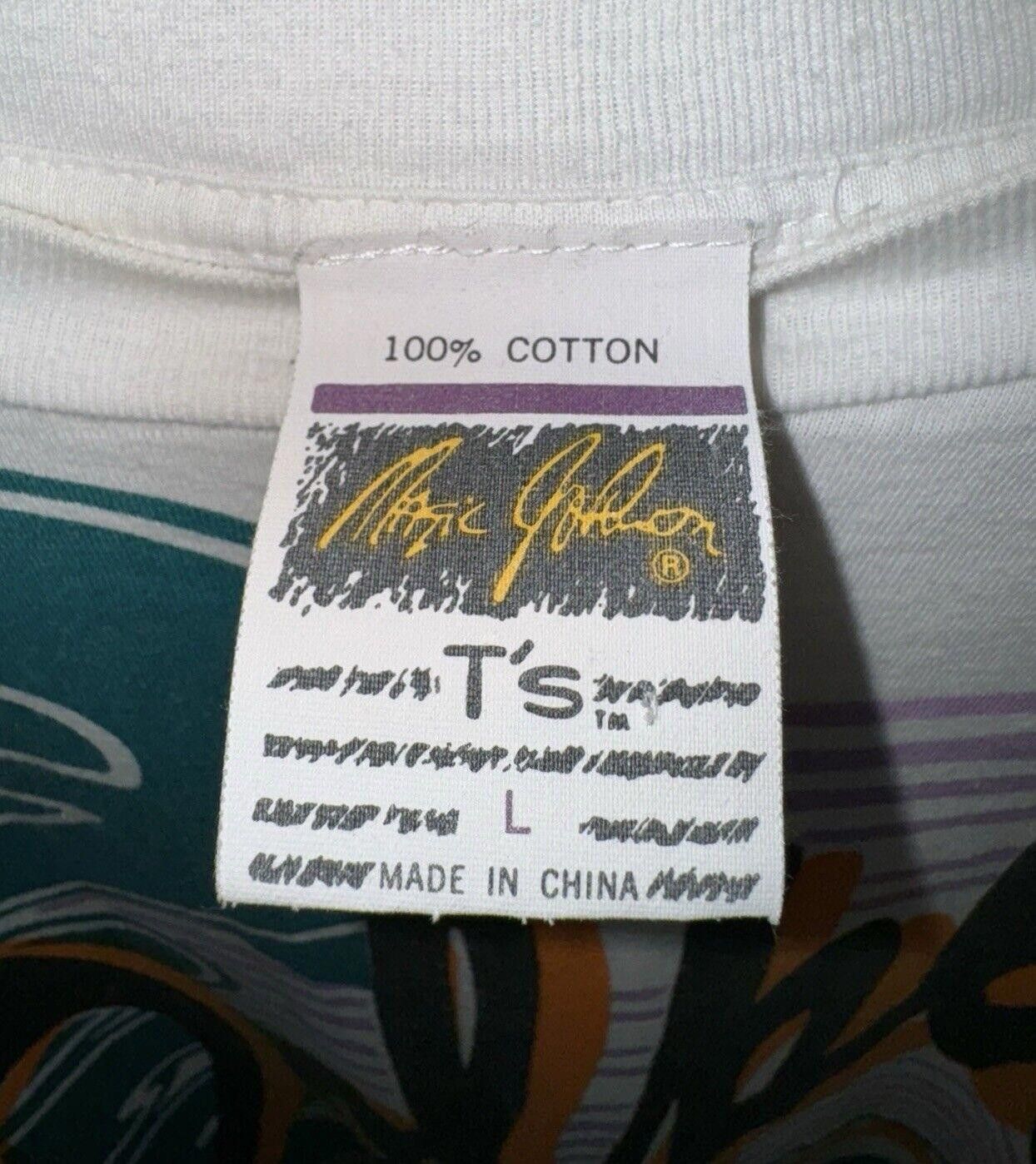 Designer Vintage Magic Johnson Tees Miami Dolphins 1993 AOP Shirt XL Size US XL / EU 56 / 4 - 9 Thumbnail