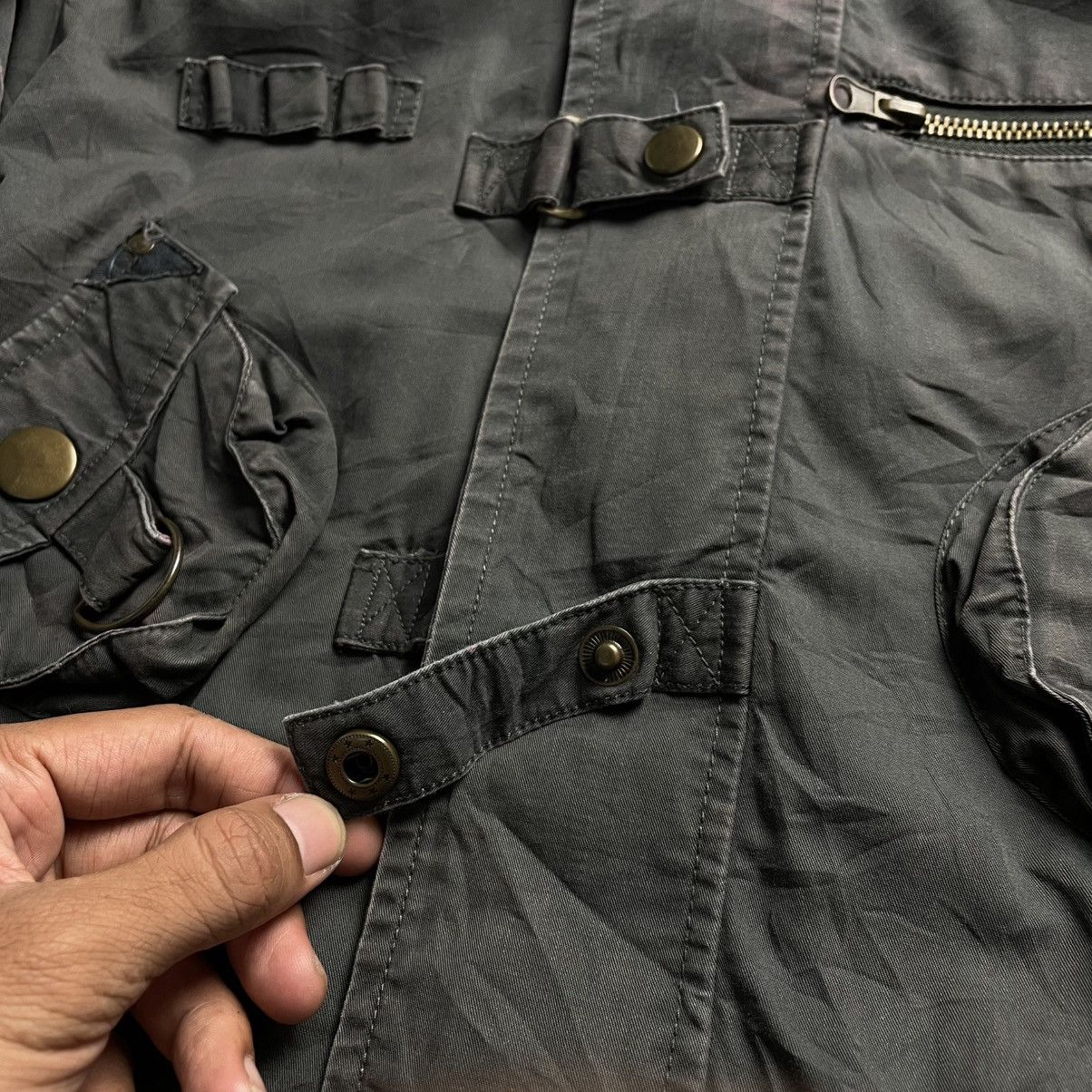 14th Addiction × Japanese Brand × Le Grande Bleu (L.G.B.) 🇯🇵 APAISER MULTIPOCKET BONDAGE PARKA JACKET Size US L / EU 52-54 / 3 - 21 Thumbnail