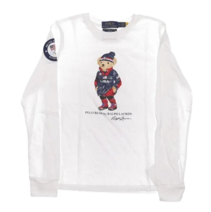 Polo Ralph Lauren Polo Ralph Lauren Polo Bear Long-Sleeve T-Shirt Size US XL / EU 56 / 4 - 1 Thumbnail
