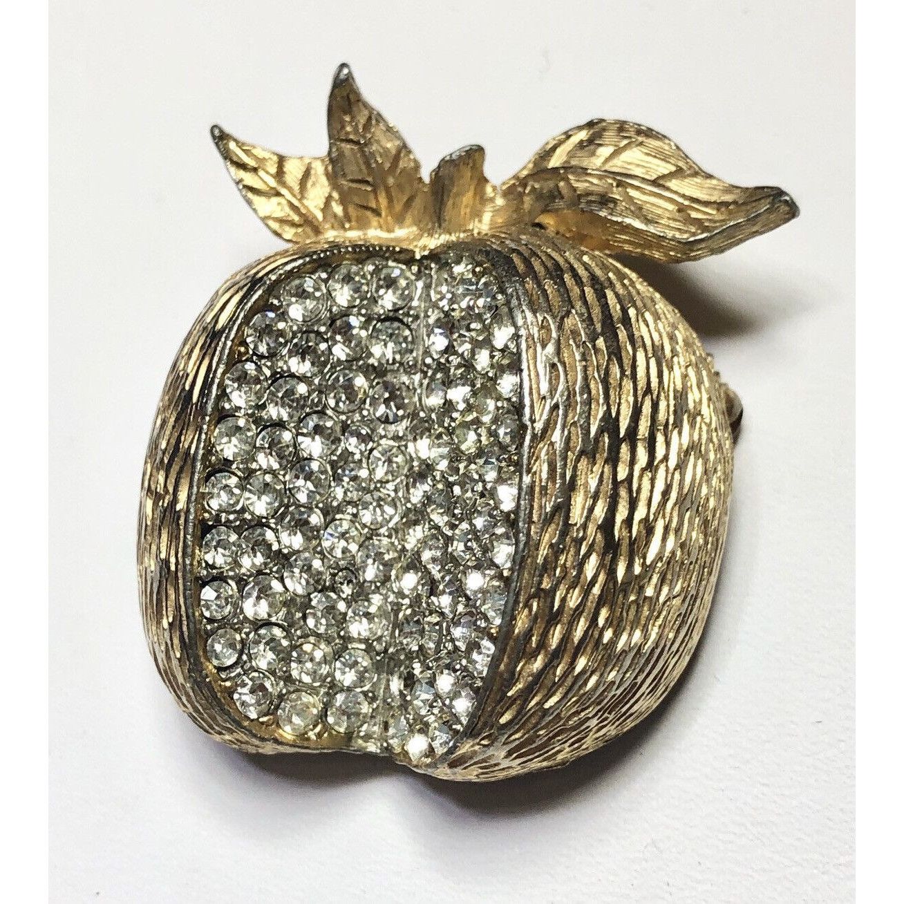 Kenneth Jay Lane Vintage KJL Kenneth Jay Lane Rhinestone Pomegranate Apple Fr Size ONE SIZE - 1 Thumbnail