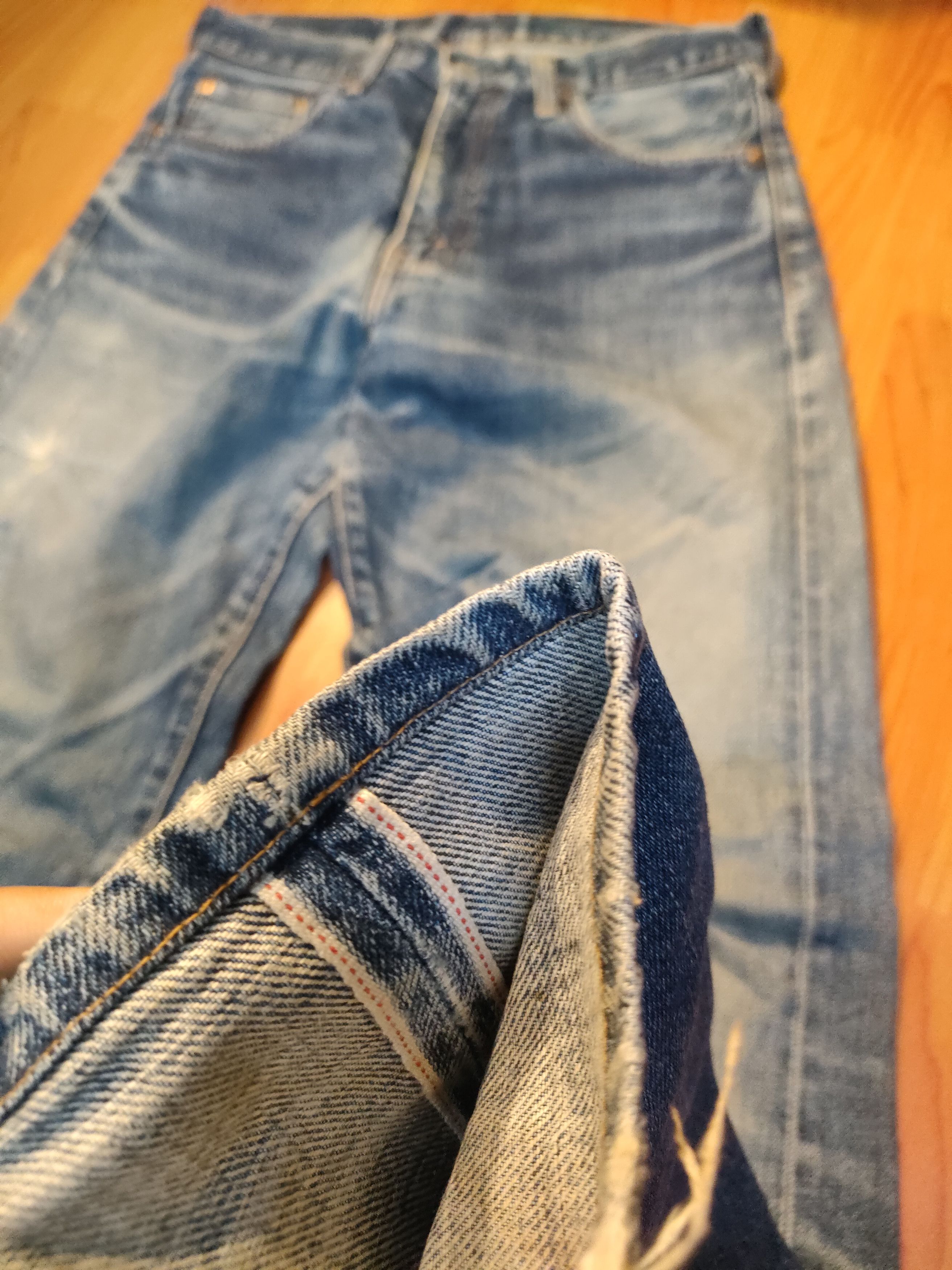 Levi's Vintage Clothing × Vintage Vintage Levi's 502 Selvedge Jeans Size US 30 / EU 46 - 5 Thumbnail