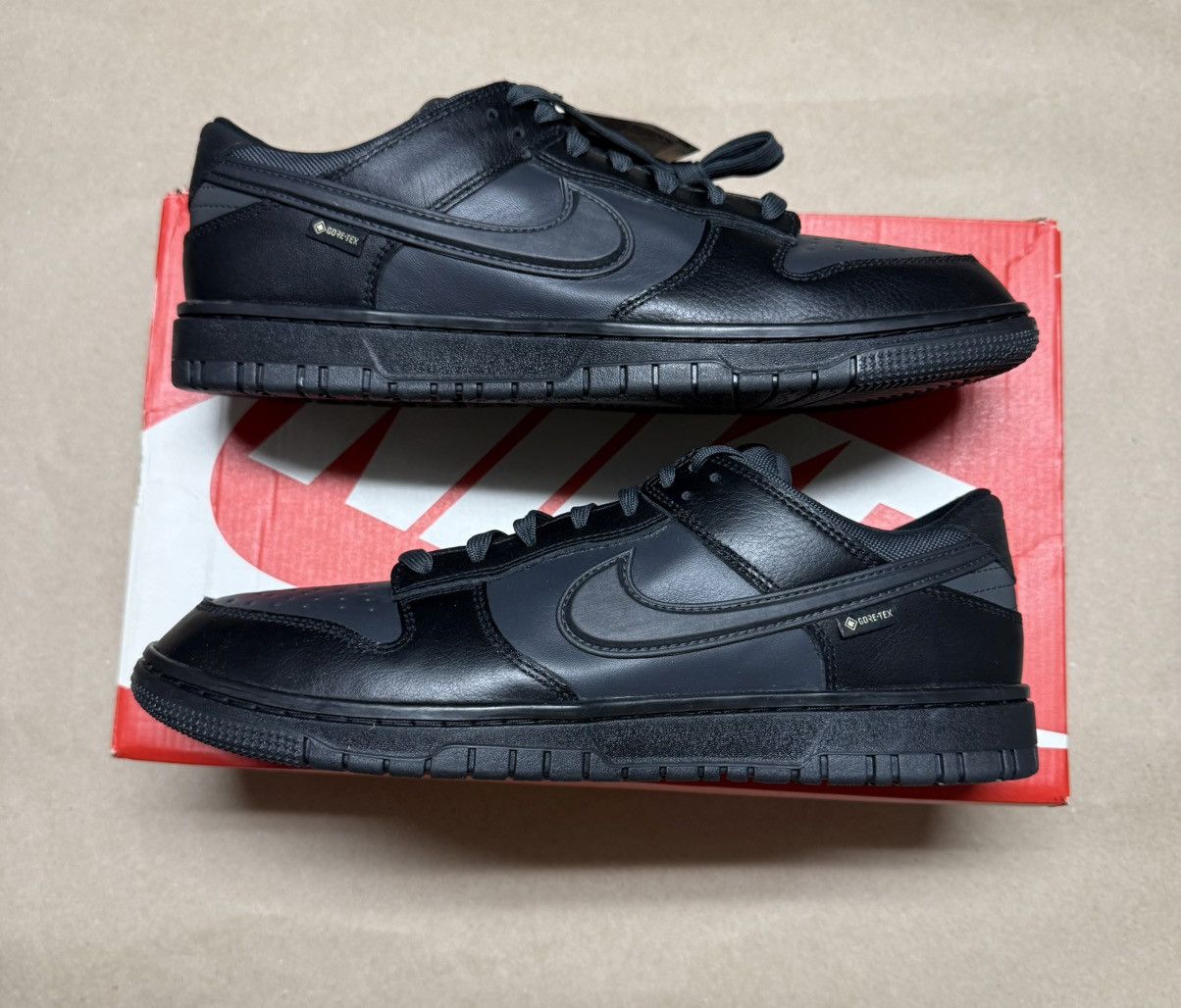 Nike Nike Dunk Low GTX Gore Tex Triple Black Men's size 12.5 NEW! Size US 12.5 / EU 45-46 - 1 Thumbnail