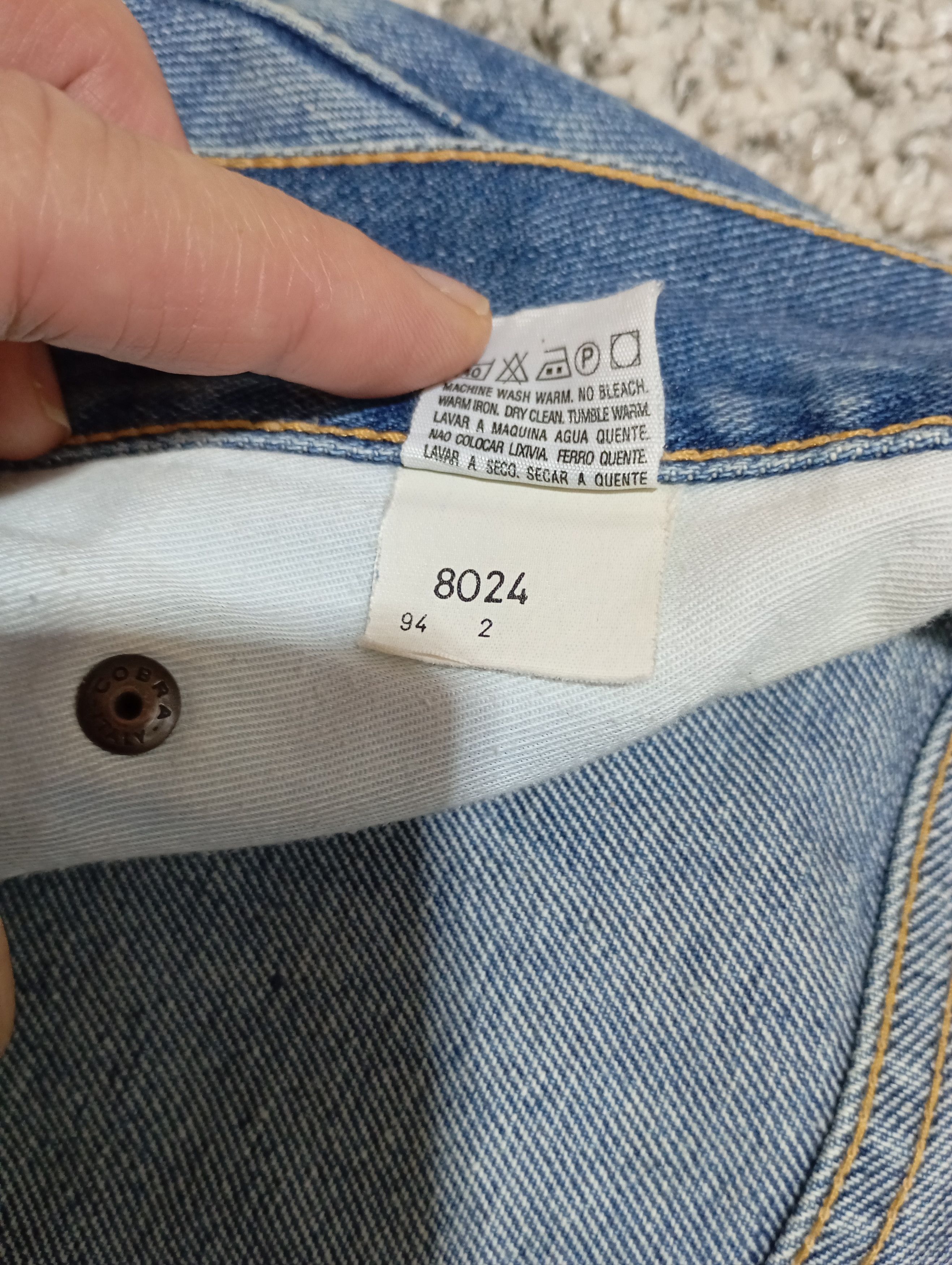 Schott Schott N.Y.C Mens Vintage Denim Pants Size US 35 - 9 Thumbnail