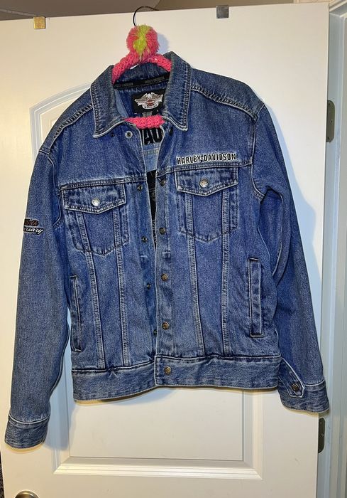 Harley Davidson 105th anniversary harley davidson denim jacket | Grailed