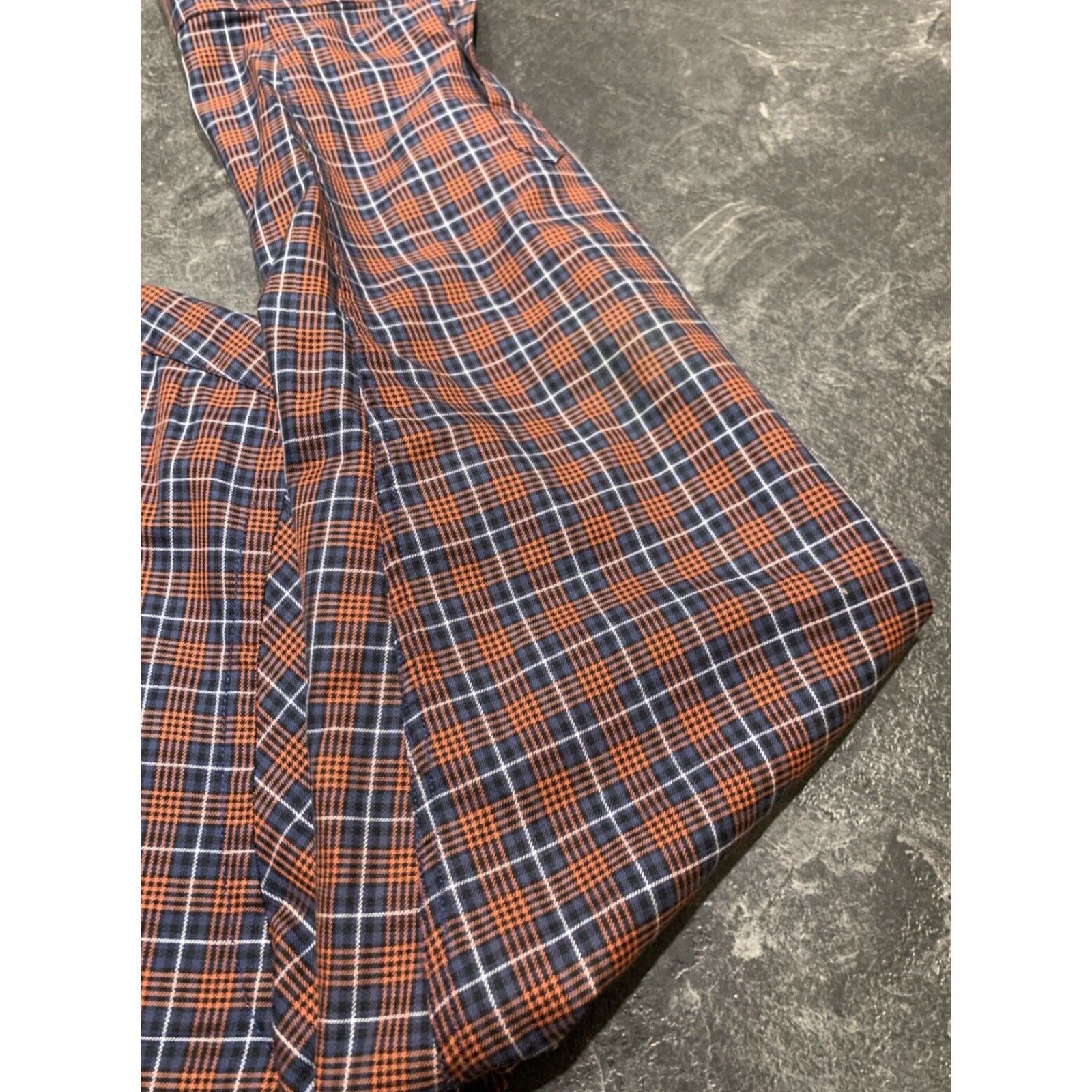 Vintage Oscar of Sweden Mens Dress Shirt Large Blue Red Plaid Casual Woven Cotton Button Collar Formal Wedding Size US L / EU 52-54 / 3 - 2 Thumbnail