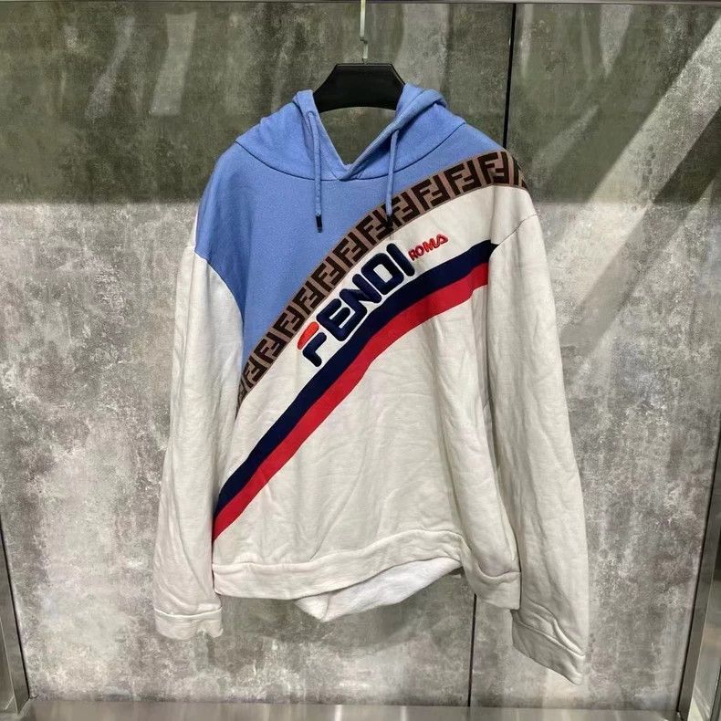 Fendi Fendi x FILA collaboration hoodie XL size - dmc Size US XL / EU 56 / 4 - 1 Thumbnail