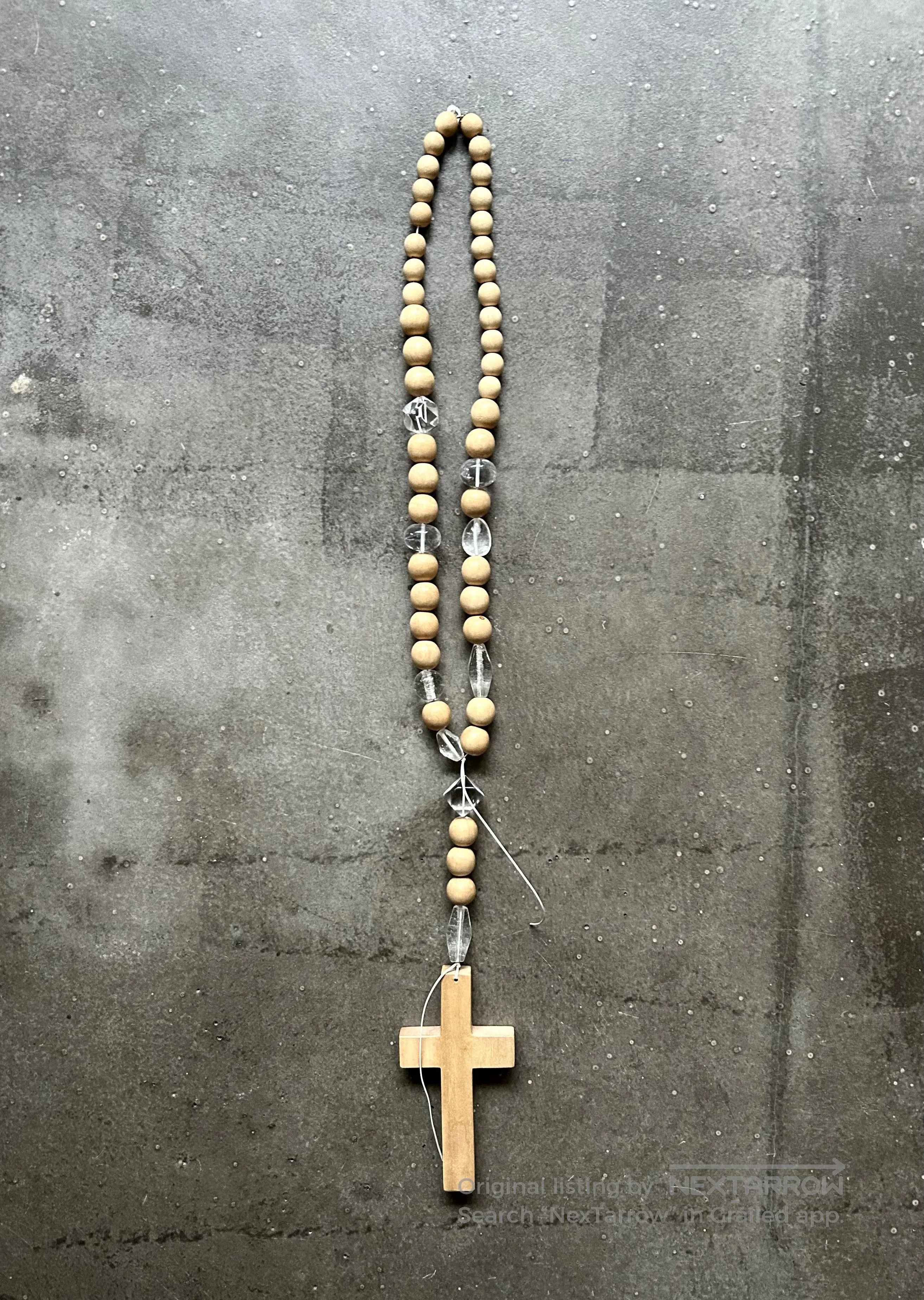 DEN IM by SIKI IM Number (N)ine 08ss Crystal Cross Necklace. Size ONE SIZE - 2 Thumbnail