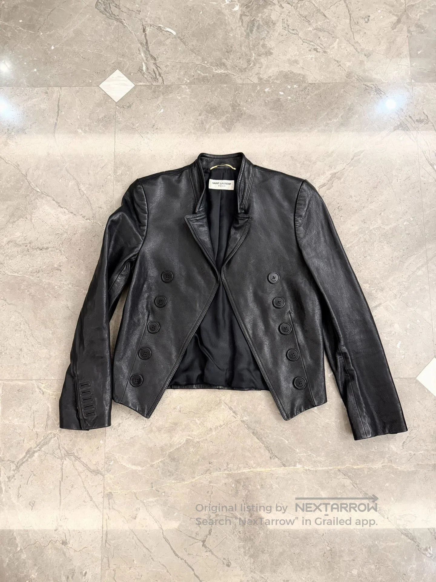 Saint Laurent Paris Saint Laurent Lambskin Leather Jacket. Size US S / EU 44-46 / 1 - 1 Thumbnail