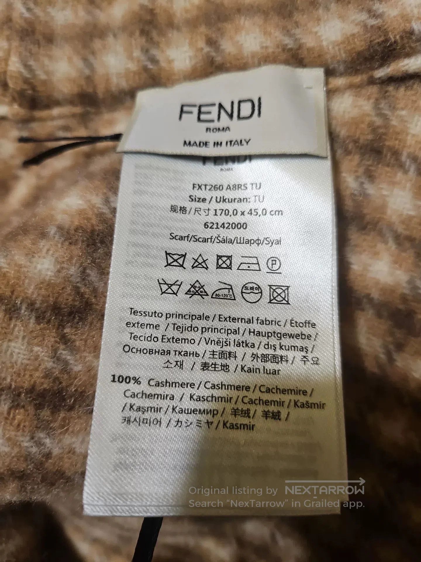 Fendi fendi pure cashmere hooded shawl. Size M / US 6-8 / IT 42-44 - 5 Thumbnail