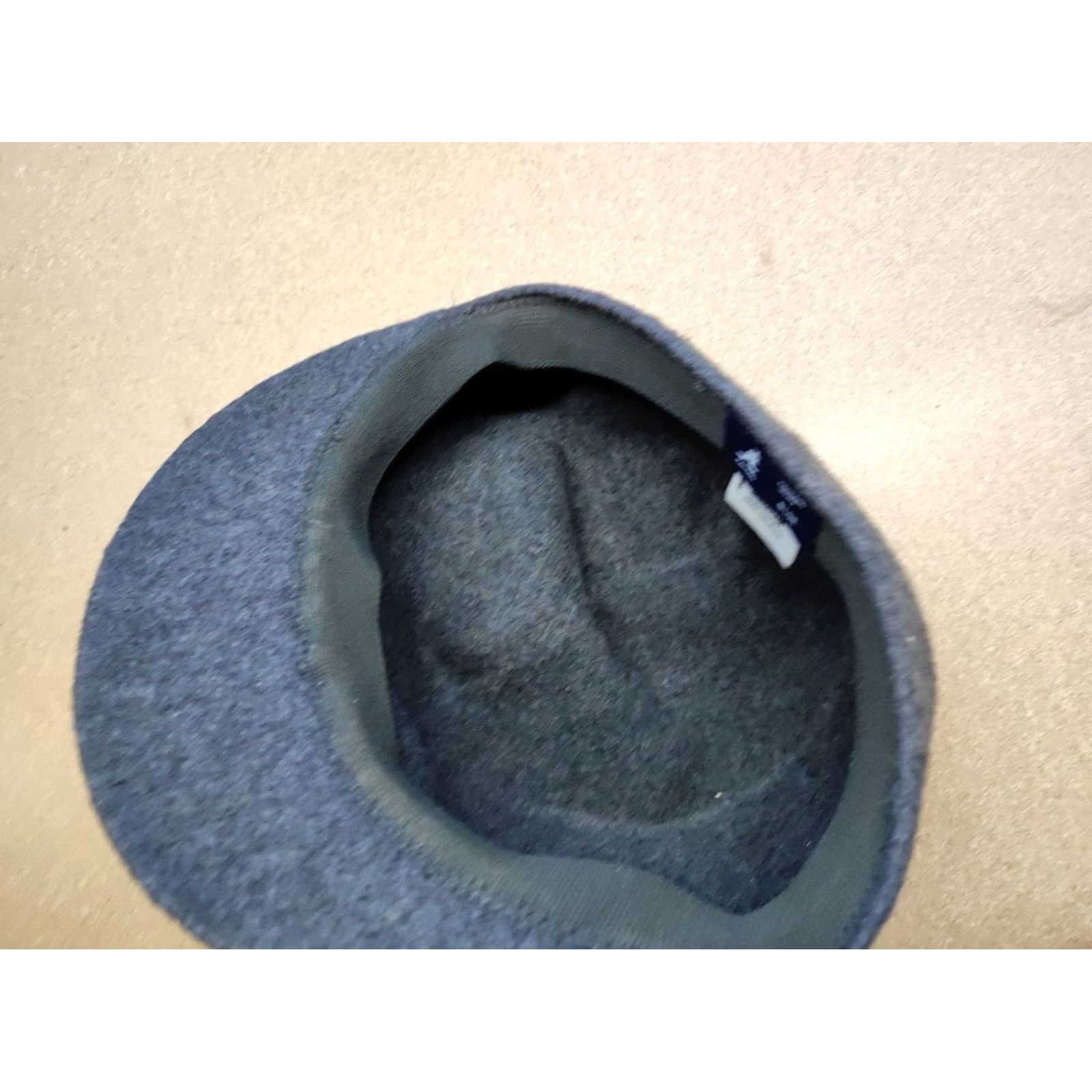 Kangol Kangol Mens Beret Hat Wool Fleece Gray Size M Casual Beret Cap Collette Central Peak Mens Size US M / EU 48-50 / 2 - 4 Thumbnail