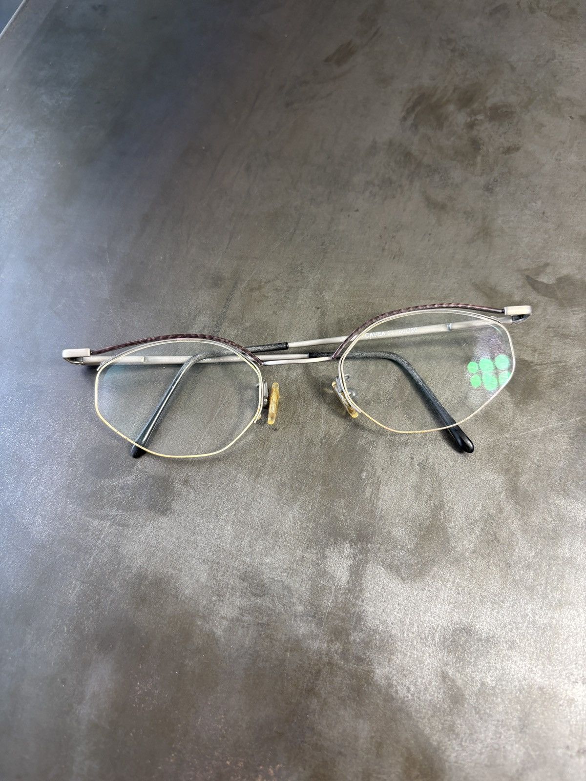 Designer iMAGO Cavea Eyeglasses Frames Neostyle Half Rim 1980s Style Size ONE SIZE - 3 Thumbnail