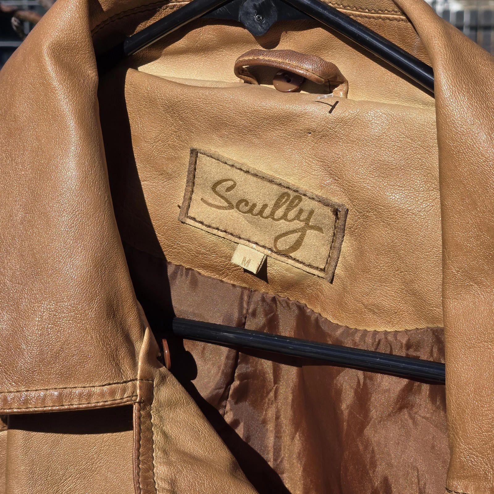 Scully Leather SCULLY Western Diamond Stitched Leather Jacket Wom Size M C1 Size M / US 6-8 / IT 42-44 - 3 Thumbnail