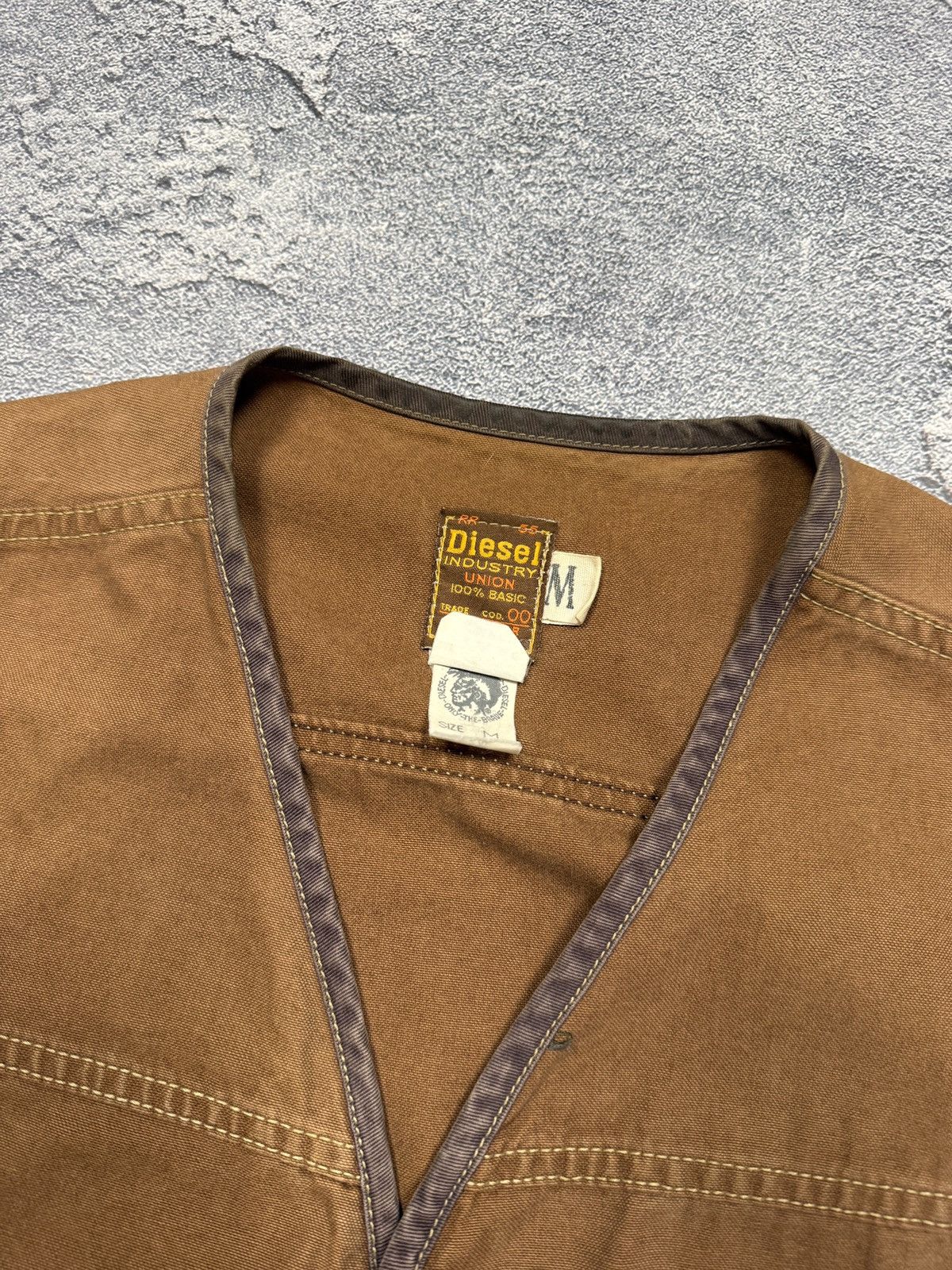 Diesel Vintage Archive Diesel Vest Avantgarde Y2k Size US M / EU 48-50 / 2 - 4 Thumbnail