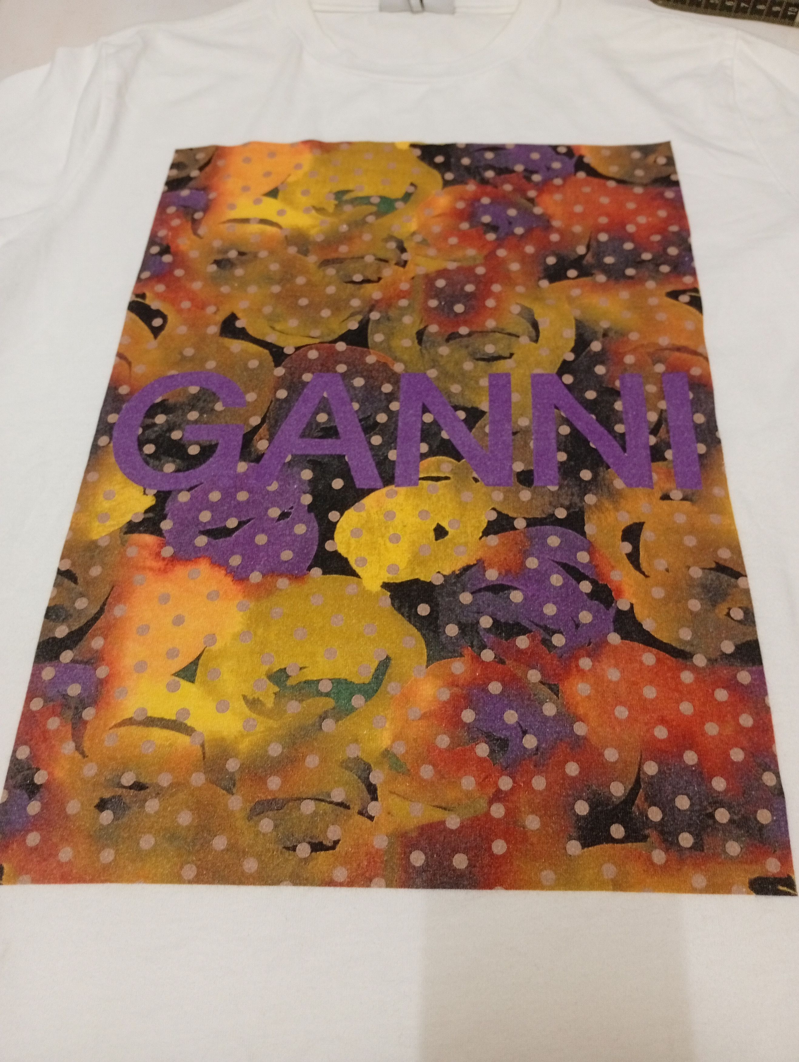 Ganni GANNI x WOMEN'S WHITE TSHIRT Size S / US 4 / IT 40 - 7 Thumbnail