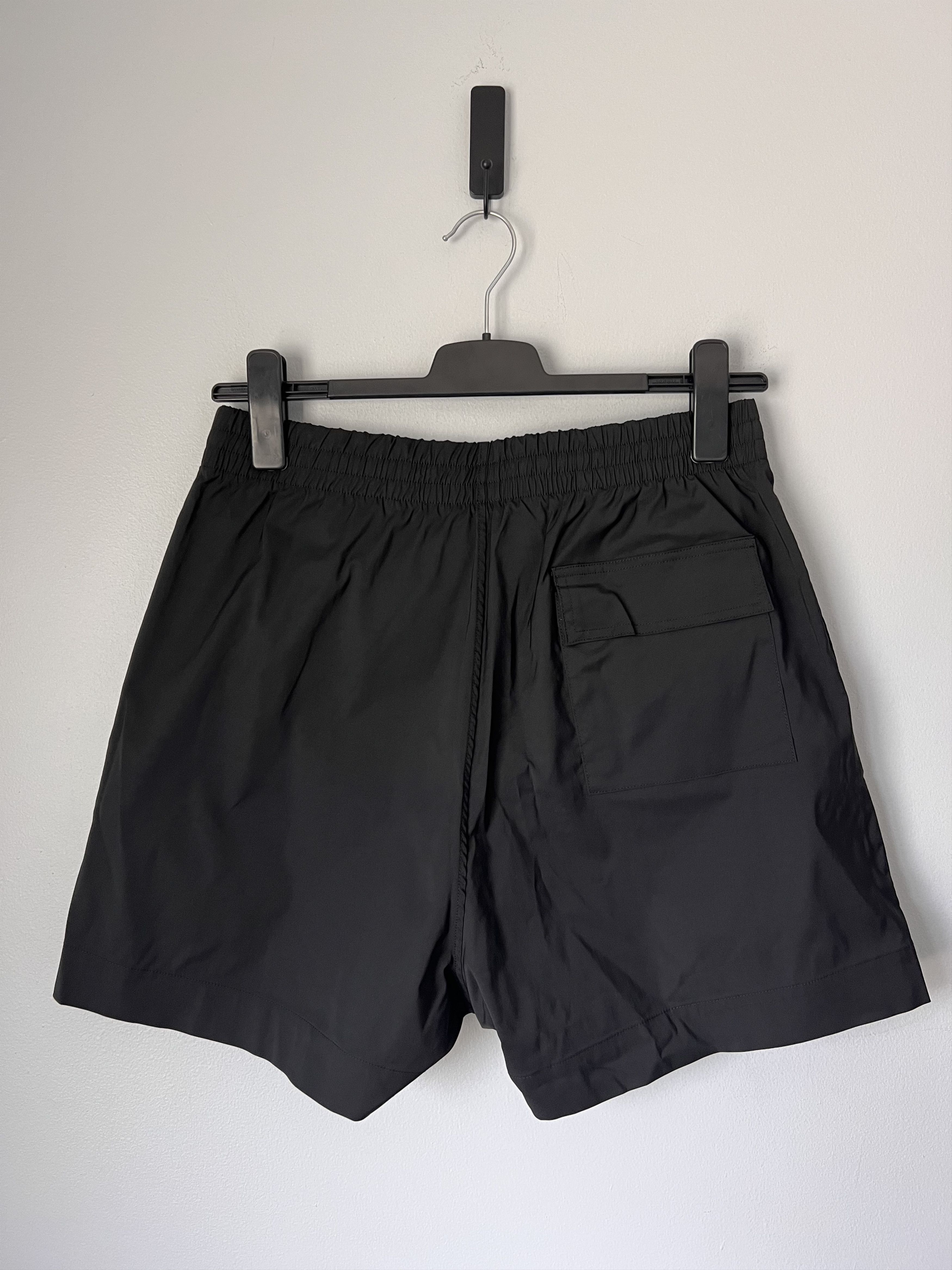 1017 Alyx 9SM Logo Embroidered Swim Shorts in Black