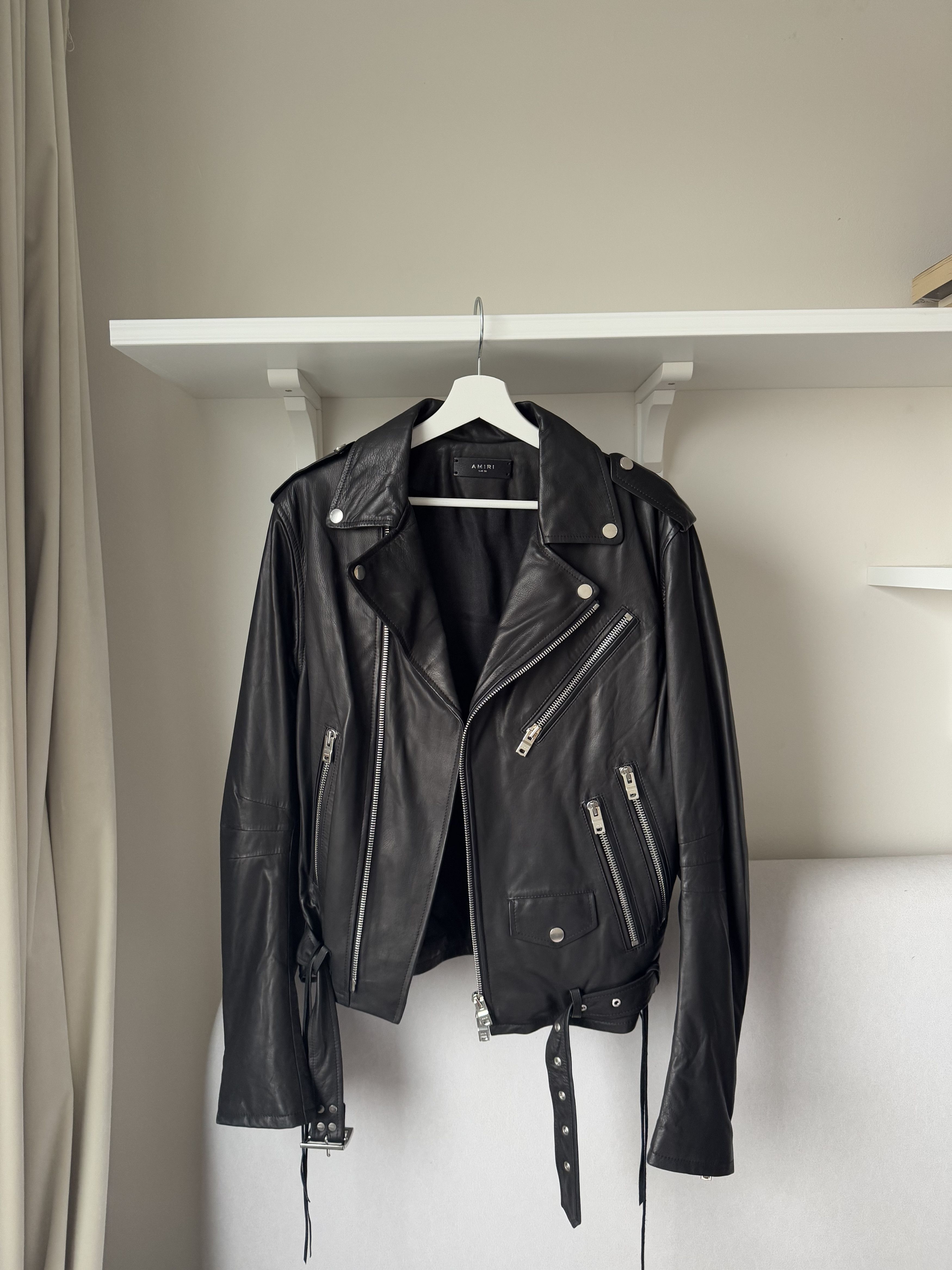 Amiri Amiri leather jacket Size US M / EU 48-50 / 2 - 3 Thumbnail